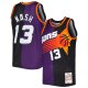 Men's Phoenix Suns Steve Nash Mitchell & Ness Purple/Black Hardwood Classics 1996/97 Split Swingman Jersey