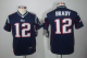 Nike New England Patriots #12 Tom Brady Navy Blue Team Color Youth Stitched NFL Limited Jersey