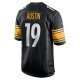 Men's Pittsburgh Steelers Calvin Austin III Nike Black Game Player Jersey