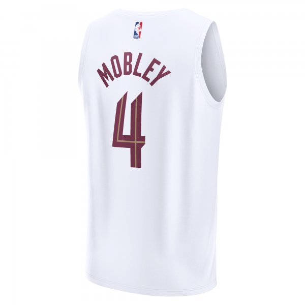 Men's Cleveland Cavaliers Evan Mobley Fanatics White Fast Break Replica Jersey - Association Edition