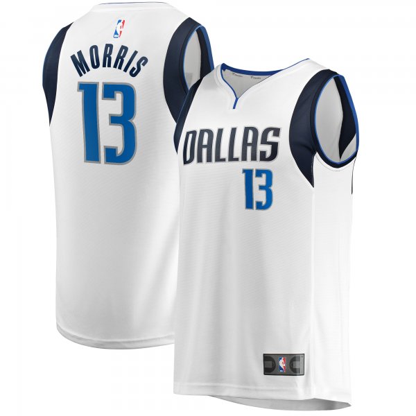 Men's Dallas Mavericks Markieff Morris Fanatics White Fast Break Player Jersey - Association Edition