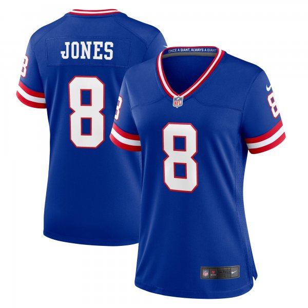 Women's New York Giants Daniel Jones Nike Royal Player Jersey