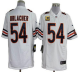 Nike Chicago Bears #54 Brian Urlacher White With C Patch Men's Stitched NFL Game Jersey