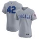 Men's Chicago Cubs Nike Gray Road 2024 Jackie Robinson Day Elite Jersey