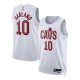 Unisex Cleveland Cavaliers Darius Garland Nike White Swingman Jersey - Association Edition