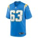 Men's Los Angeles Chargers Corey Linsley Nike Powder Blue Game Player Jersey