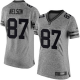 Nike Green Bay Packers #87 Jordy Nelson Gray Women's Stitched NFL Limited Gridiron Gray Jersey