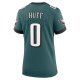 Women's Philadelphia Eagles Bryce Huff Nike Midnight Green Game Player Jersey