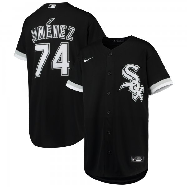 Youth Chicago White Sox Eloy Jimenez Nike Black Alternate Replica Player Jersey