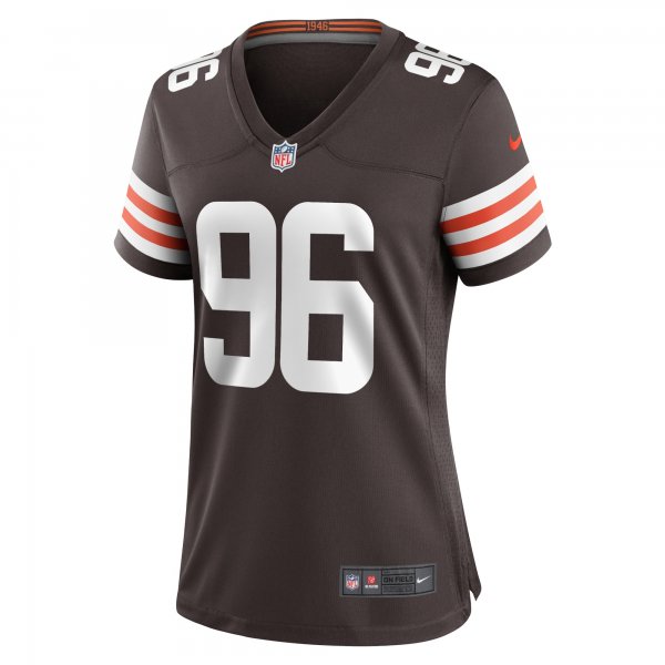 Women's Cleveland Browns Jordan Elliott Nike Brown Game Jersey