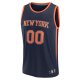 Youth New York Knicks  Fanatics Navy Fast Break Replica Custom Jersey - Statement Edition