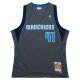 Men's Dallas Mavericks Dirk Nowitzki Mitchell & Ness Gray 2003/04 Hardwood Classics Swingman Jersey