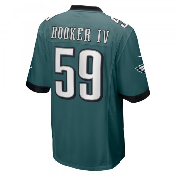 Men's Philadelphia Eagles Thomas Booker IV Nike Midnight Green  Game Jersey