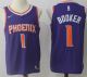 Men's Nike Phoenix Suns #1 Devin Booker Purple Stitched Swingman NBA Jersey