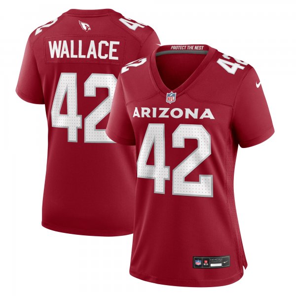 Women's Arizona Cardinals K'Von Wallace Nike  Cardinal Team Game Jersey