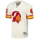 Men's Tampa Bay Buccaneers Mike Alstott Mitchell & Ness Cream Chainstitch Legacy Jersey