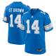 Men's Detroit Lions #14 Amon-Ra St. Brown Nike Blue Limited Jersey