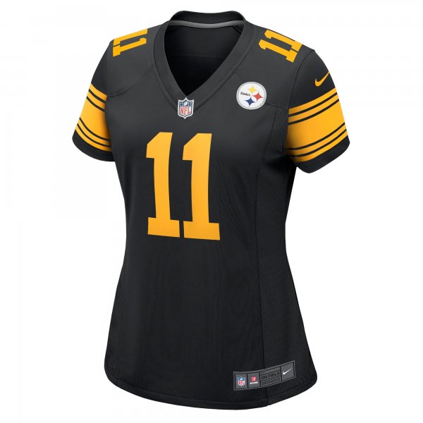 Women's Pittsburgh Steelers Chase Claypool Nike Black Alternate Game Jersey