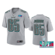 Youth Philadelphia Eagles Lane Johnson Gray Super Bowl LVII Atmosphere Jersey