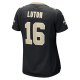 Women's New Orleans Saints Jake Luton Nike Black Game Player Jersey