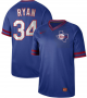 Men's Nike Texas Rangers #34 Nolan Ryan Royal Cooperstown Collection Stitched MLB Jersey