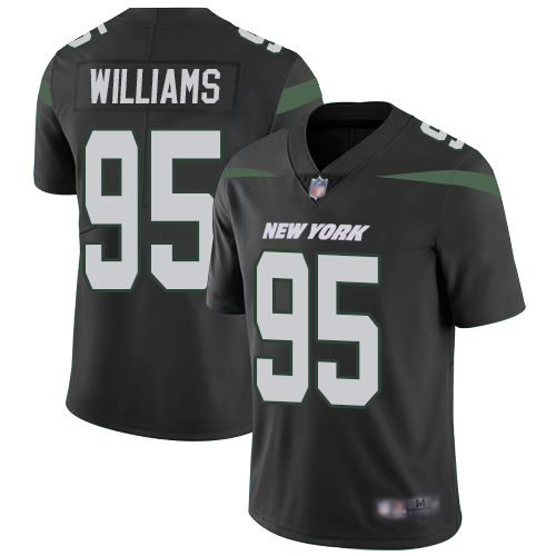 New York Jets #95 Quinnen Williams Black Alternate Men's Stitched Nike NFL Vapor Untouchable Limited Jersey