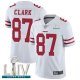 San Francisco 49ers #87 Dwight Clark White Super Bowl LIV Bound Men's Stitched NFL Vapor Untouchable Limited Jersey