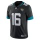 Men's Jacksonville Jaguars Trevor Lawrence Nike Black Alternate Vapor Limited Jersey