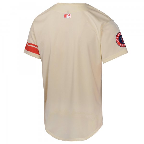 Youth Los Angeles Angels  Nike Cream City Connect Limited Jersey