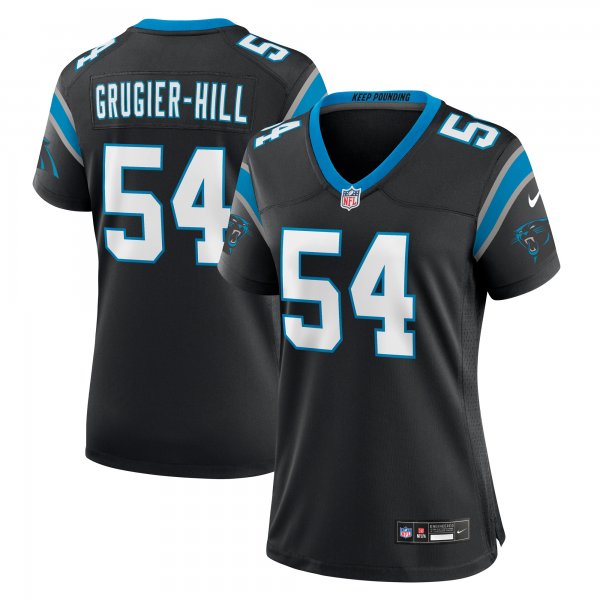 Women's Carolina Panthers Kamu Grugier-Hill Nike Black Game Jersey