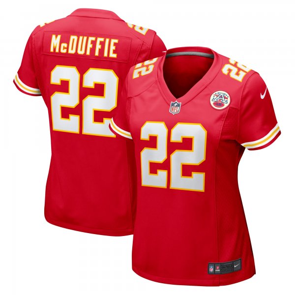 Women's Kansas City Chiefs Trent McDuffie Nike  Red  Game Jersey