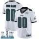 Youth Nike NFL Philadelphia Eagles Customized Limited Road White Vapor Untouchable Super Bowl LII Jersey