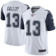 Men's Nike Dallas Cowboys #13 Michael Gallup White Stitched NFL Limited Rush Jersey