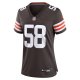 Women's Cleveland Browns Jordan Hicks Nike  Brown  Game Jersey