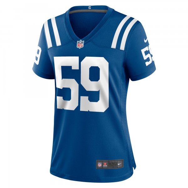 Women's Indianapolis Colts Cameron McGrone Nike  Royal Team Game Jersey