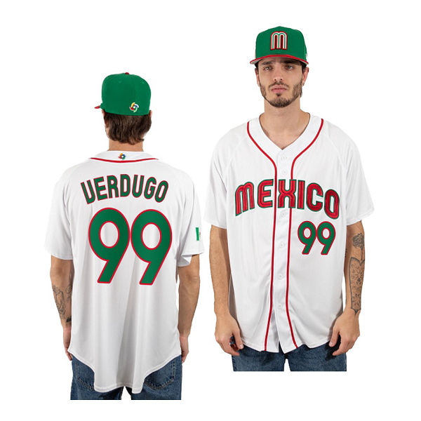 Mexico Baseball Alex Verdugo 2023 World Baseball Classic White Jersey