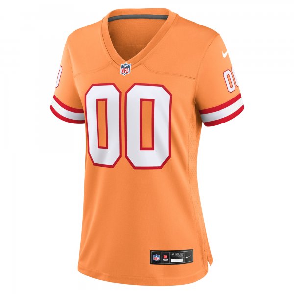 Women's Tampa Bay Buccaneers Nike Orange Custom Throwback Game Jersey