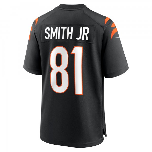 Men's Cincinnati Bengals Irv Smith Jr. Nike Black Game Jersey