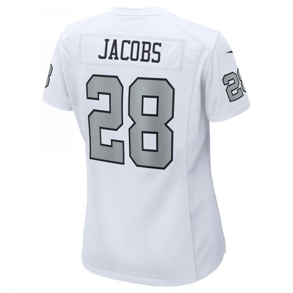 Women's Las Vegas Raiders Josh Jacobs Nike White Alternate Game Player Jersey