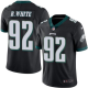 Nike Philadelphia Eagles #92 Reggie White Black Men's Stitched NFL Limited Rush Jersey