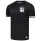 Men's San Diego Padres Stitches Black Raglan V-Neck Jersey