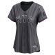 Women's New York Mets Francisco Lindor Nike Graphite 2024 City Connect Limited Player Jersey