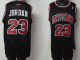 Men's Chicago Bulls #23 Michael Jordan Stitched Black NBA Jersey