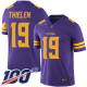 Minnesota Vikings #19 Adam Thielen Purple Men's Stitched NFL Limited Rush 100th Season Jersey