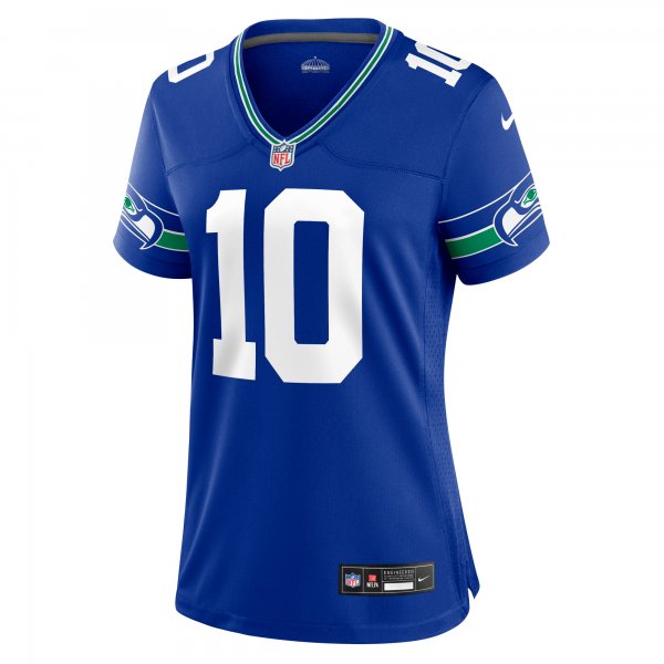 Women's Seattle Seahawks Jim Zorn Nike Royal Throwback Retired Player Game Jersey