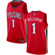 New Orleans Pelicans #1 Zion Williamson Red Women's NBA Swingman Statement Edition Jersey