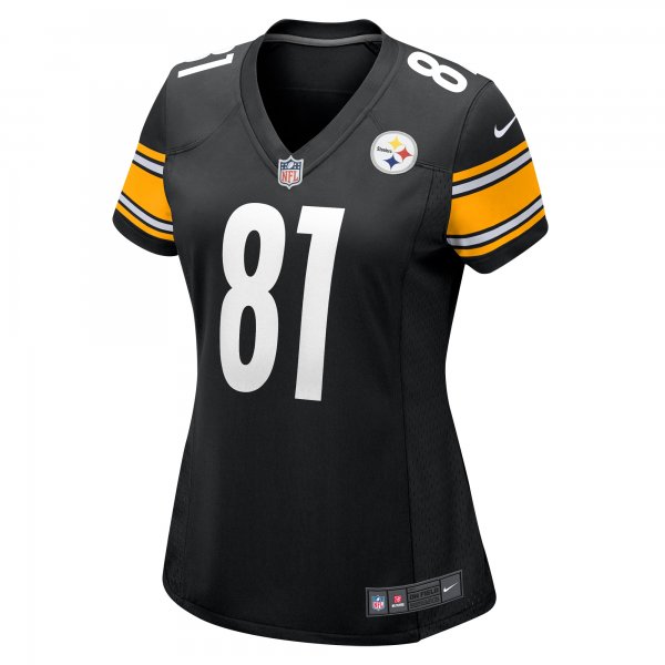 Women's Pittsburgh Steelers Scotty Washington Nike  Black  Game Jersey