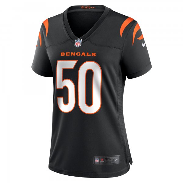 Women's Cincinnati Bengals Shaka Heyward Nike  Black Team Game Jersey