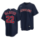 Men's Cleveland Guardians #22 Chase DeLauter 2022 MLB Draft Jersey Navy Alternate