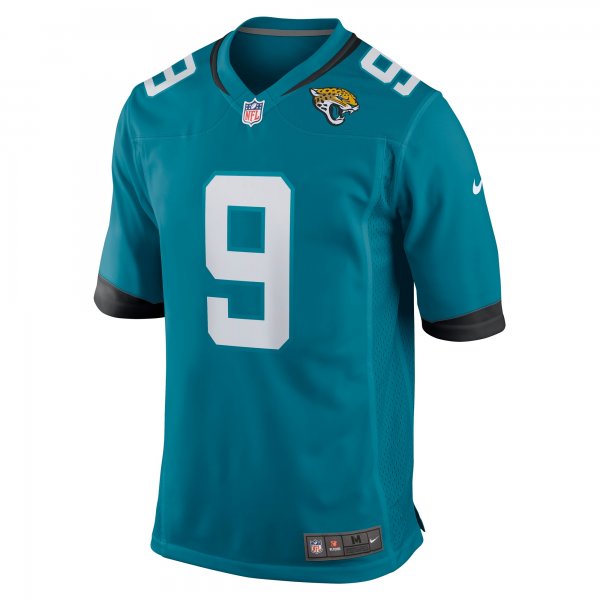 Men's Jacksonville Jaguars Logan Cooke Nike Teal Game Jersey